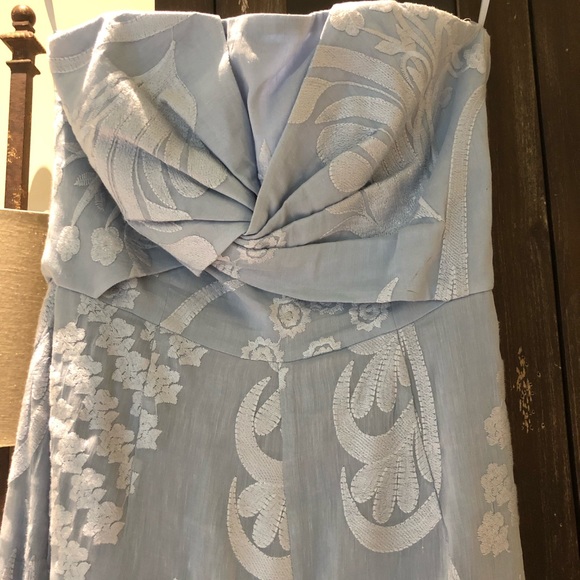 Anthropology Light Blue jumpsuit never worn Size 2 - Picture 3 of 5